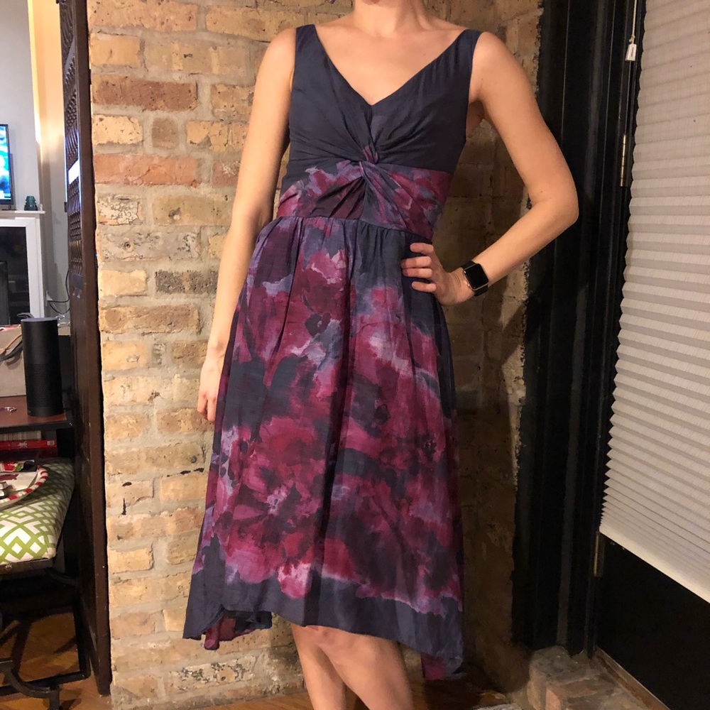 Lela Rose Purple & Fuchsia Derby Dress! 👒🏇🏻